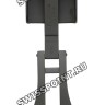 Черный стальной раскладной замок Tissot T640027130, 20 мм, для резинового ремешка часов Tissot
