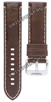 Коричневый кожаный ремешок Tissot T600045600 / T610045601, теленок, 22/22, стальная пряжка, для часов Tissot Chrono XL Tour de France T125.617.17.051.00, T116.410, T116.617, T125.617
