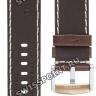 Коричневый кожаный ремешок Tissot T600045600 / T610045601, теленок, 22/22, стальная пряжка, для часов Tissot Chrono XL Tour de France T125.617.17.051.00, T116.410, T116.617, T125.617
