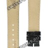 Черный кожаный ремешок Longines L682113395, теленок, удлиненный, 17/14 XL, без замка, для часов Longines DolceVita Classic L4.612.2, L4.710.6, L4.712.6, L5.502.4