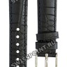 Черный кожаный ремешок Tissot T600029141, теленок, 16/14, стальная пряжка, для часов Tissot T-One T038.207