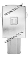 Стальной раскладной замок Tissot T640015934, 20 мм, для каучукового ремешка часов Tissot