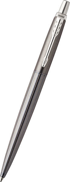 1953199 Шариковая ручка Parker Jotter Premium, Oxford Grey Pinstripe CT, MBlack (№ 423)