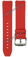 Красный каучуковый ремешок Tissot T603044329, 23/22, титановая пряжка, для часов Tissot T121.420.47.051.01 T-Touch Connect Solar