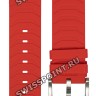 Красный каучуковый ремешок Tissot T603044329, 23/22, титановая пряжка, для часов Tissot T121.420.47.051.01 T-Touch Connect Solar