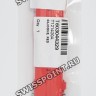 Красный каучуковый ремешок Tissot T603044329, 23/22, титановая пряжка, для часов Tissot T121.420.47.051.01 T-Touch Connect Solar