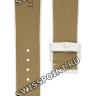 Белый кожаный ремешок Tissot T610029053, телёнок, с вырезом, 18/16, без замка, для часов Tissot Odaci-T T020.309