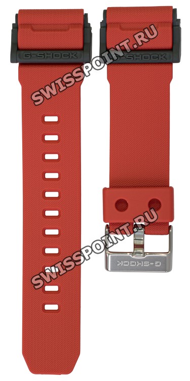 Красный полимерный ремешок Casio 10475779 для часов Casio GD-400-4E