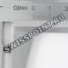 Декоративный черный стальной винт для ранта корпуса часов Casio 10396607 (1H, 5H, 7H, 11H) для часов Casio GR-7900KG-3, GR-7900NV-2, GW-7900KG-3