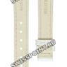 Белый кожаный ремешок Balmain B1732411, 14/12, с вырезом 3 мм, без замка, для часов Balmain Kerria 4174, 4179