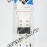 Белый полимерный ремешок Casio 10508123 для часов Casio GBA-400-7C