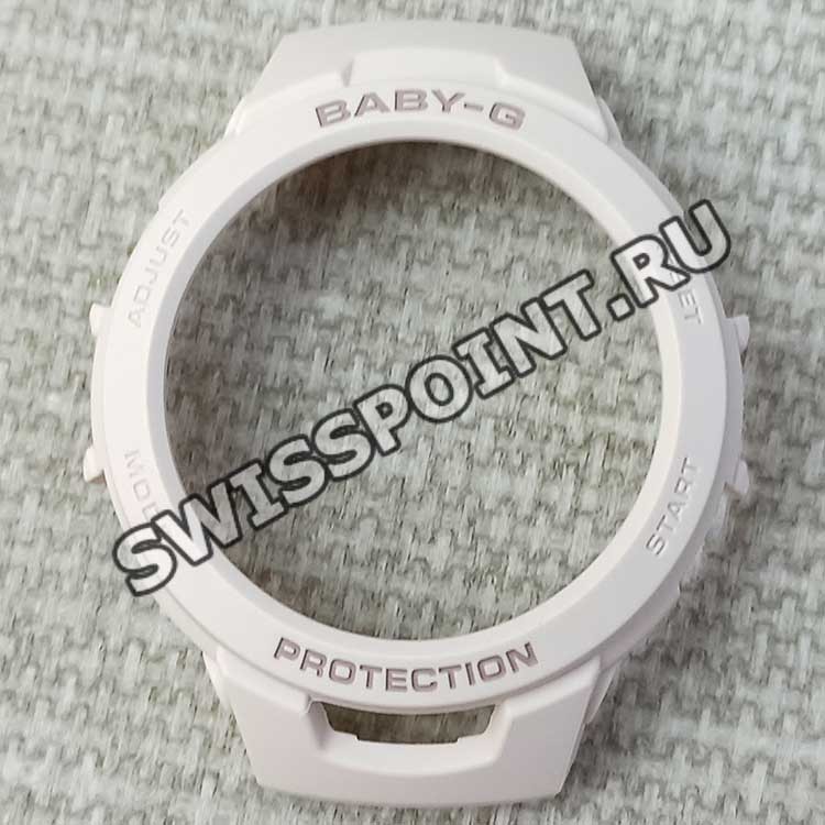 Бежевый полимерный рант корпуса Casio 10590419 для часов Casio BSA-B100-4A1