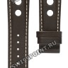Коричневый кожаный ремешок Tissot T610038460, теленок, без замка, 20/18 мм, для часов Tissot PRS 516 Chronograph T100.417.16.041.00