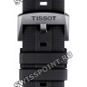 Черный каучуковый ремешок Tissot T603039932, 22/22, титановая пряжка, для часов Tissot T-Touch Solar T110.420, T110420