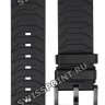 Черный каучуковый ремешок Tissot T603044328, 23/22, черная титановая пряжка, для часов Tissot T121.420.47.051.02 T-Touch Connect Solar