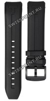 Черный каучуковый ремешок Tissot T603044328, 23/22, черная титановая пряжка, для часов Tissot T121.420.47.051.02 T-Touch Connect Solar