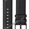 Черный каучуковый ремешок Tissot T603044328, 23/22, черная титановая пряжка, для часов Tissot T121.420.47.051.02 T-Touch Connect Solar