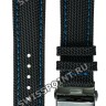 Черный текстильный ремешок Certina C604021981 / C6100021982, 20/18, черная клипса, для часов Certina DS Podium Chronograph Jeremy Seewer Limited Edition C034.417.38.057.10