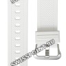 Белый полимерный ремешок Casio 10553503 для часов Casio GST-S300-7A, GST-S310-7A, GST-W300-7A, GST-W310-7A