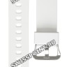 Белый полимерный ремешок Casio 10553503 для часов Casio GST-S300-7A, GST-S310-7A, GST-W300-7A, GST-W310-7A
