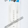 Белый полимерный ремешок Casio 10553503 для часов Casio GST-S300-7A, GST-S310-7A, GST-W300-7A, GST-W310-7A