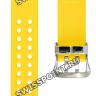 Желтый полимерный ремешок Casio 10476130 для часов Casio GWN-1000-9A, GWN-1000H-9A