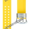 Желтый полимерный ремешок Casio 10476130 для часов Casio GWN-1000-9A, GWN-1000H-9A