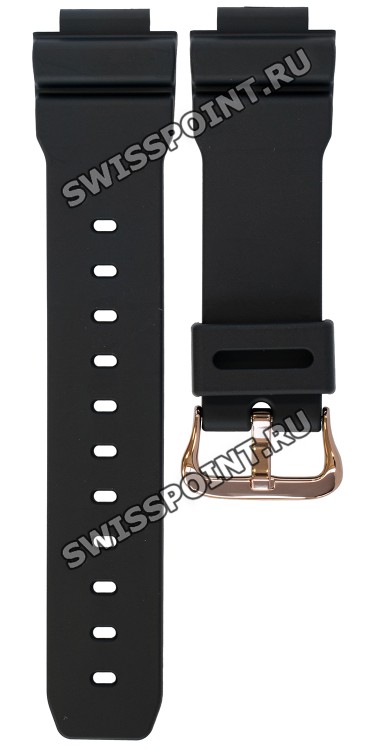 Черный полимерный ремешок Casio 10553401 для часов Casio DW-9052GBX-1A4