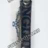 Черный кожаный ремешок Longines L682100986, 20/16, без замка, для часов Longines Double Pommes L4.686.2.42.9