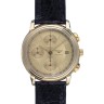 Черный кожаный ремешок Longines L682100986, 20/16, без замка, для часов Longines Double Pommes L4.686.2.42.9