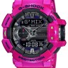 Розовый полимерный ремешок Casio 10508125 для часов Casio GBA-400-4C