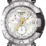 Белый каучуковый ремешок Tissot T610039651, без замка, для часов Tissot T-Race T092.417.17.111.00, T092.427 Tour de France 2016 Limited Edition