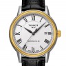 Черный кожаный ремешок Tissot T600033606, теленок, 19/18, стальная пряжка, для часов Tissot Carson T085.407, T085.410, T085.427