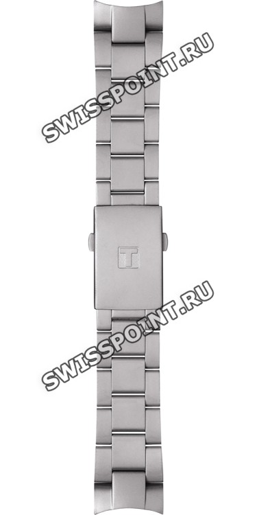 Стальной браслет Tissot T605041402 матовый для часов Tissot Chrono XL T116.617.11.047.00, T116.617.11.057.00