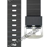 Темно-серый полимерный карбоновый ремешок Casio 10466811 для часов Casio PRW-6000Y-1, PRW-6100Y-1A