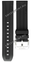 Черный каучуковый ремешок Tissot T603047708, 22/22, стальная пряжка, для часов Tissot T125.610.17.051.00