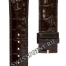 Коричневый кожаный ремешок Tissot T610030633, удлиненный, 21/18 XL, теленок, имитация крокодила, без замка, для часов Tissot Sculpture Line G688