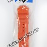 Оранжевый полимерный ремешок Casio 10481826 для часов Casio AWG-M100MR-4A