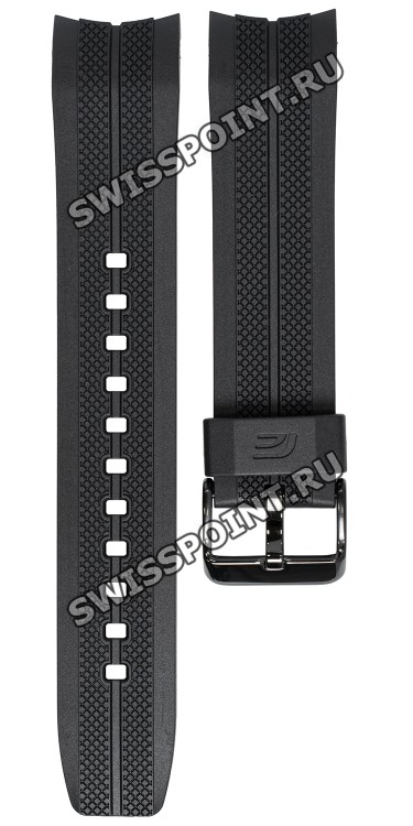 Черный полимерный ремешок Casio 10554206 для часов Casio EFR-556PB-1A