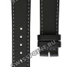 Черный кожаный ремешок Longines L682100509, 18/16, без замка, для часов Longines Elegances L4.637.2.92.2, L4.636.2