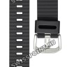 Черный силиконовый ремешок Casio 10644112 для часов Casio PRW-3510-1