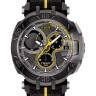Черный каучуковый ремешок Tissot T610040205, без замка, для часов Tissot T-Race T092.417, T092.427 Thomas Luthi 2017 Limited Edition