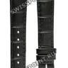 Черный кожаный ремешок Longines L682113647, теленок, удлиненный, 15/12 XL, без замка, для часов Longines DolceVita Classic L4.242.6, L4.243.6, L5.155.0, L5.155.4