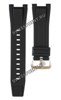 Черный полимерный ремешок Casio 10552097, стальная пряжка, для часов Casio G-Shock GST-B100-1A