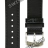 Черный кожаный ремешок Casio 10441977, 20/18 мм, для часов Casio EFR-527L-1A