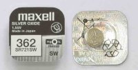 Часовая батарейка Maxell 362, SR721SW