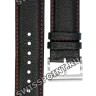 Черный кожаный ремешок Casio 10552098 для часов Casio EQB-800BL-1A