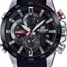 Черный кожаный ремешок Casio 10552098 для часов Casio EQB-800BL-1A