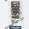 Коричневый кожаный ремешок Longines L682101007, 21/18, без замка, для часов Longines Master collection L2.629.4, L2.648.4