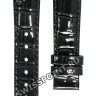 Черный кожаный ремешок Balmain B1732465, 16/14, без замка, для часов Balmain Taffetas 4670, 4671, 4679